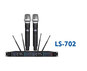 LS-702 一拖二真分集無(wú)線麥克風(fēng)